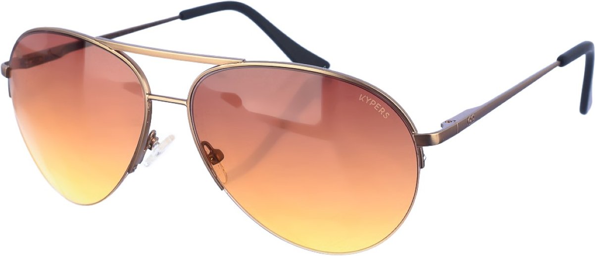 Maxy Damen-Sonnenbrille aus Metall in ovaler Form
