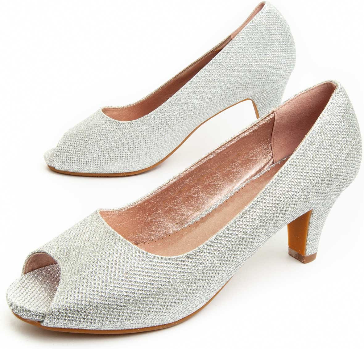 Montevita Absatzschuh Unne72 in Silber