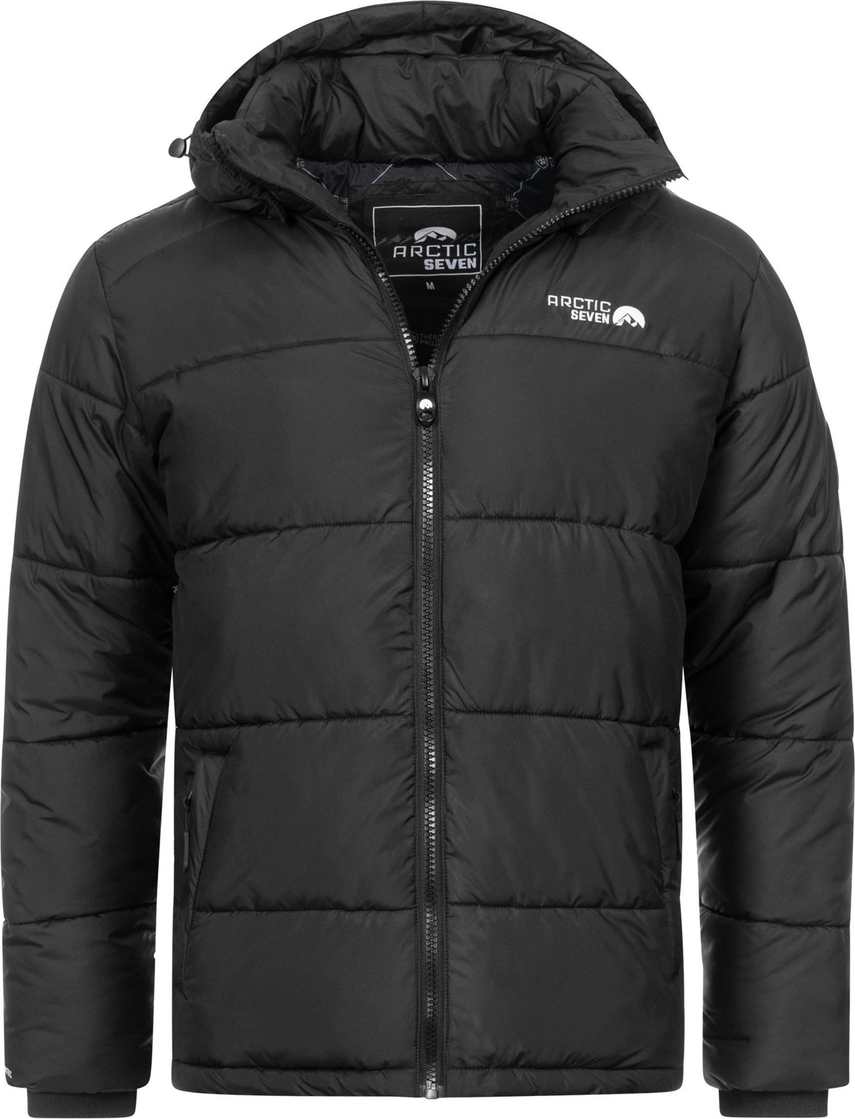 Arctic Seven Herren Winter Steppjacke AS-333 – warm, sportlich, wasserabweisend