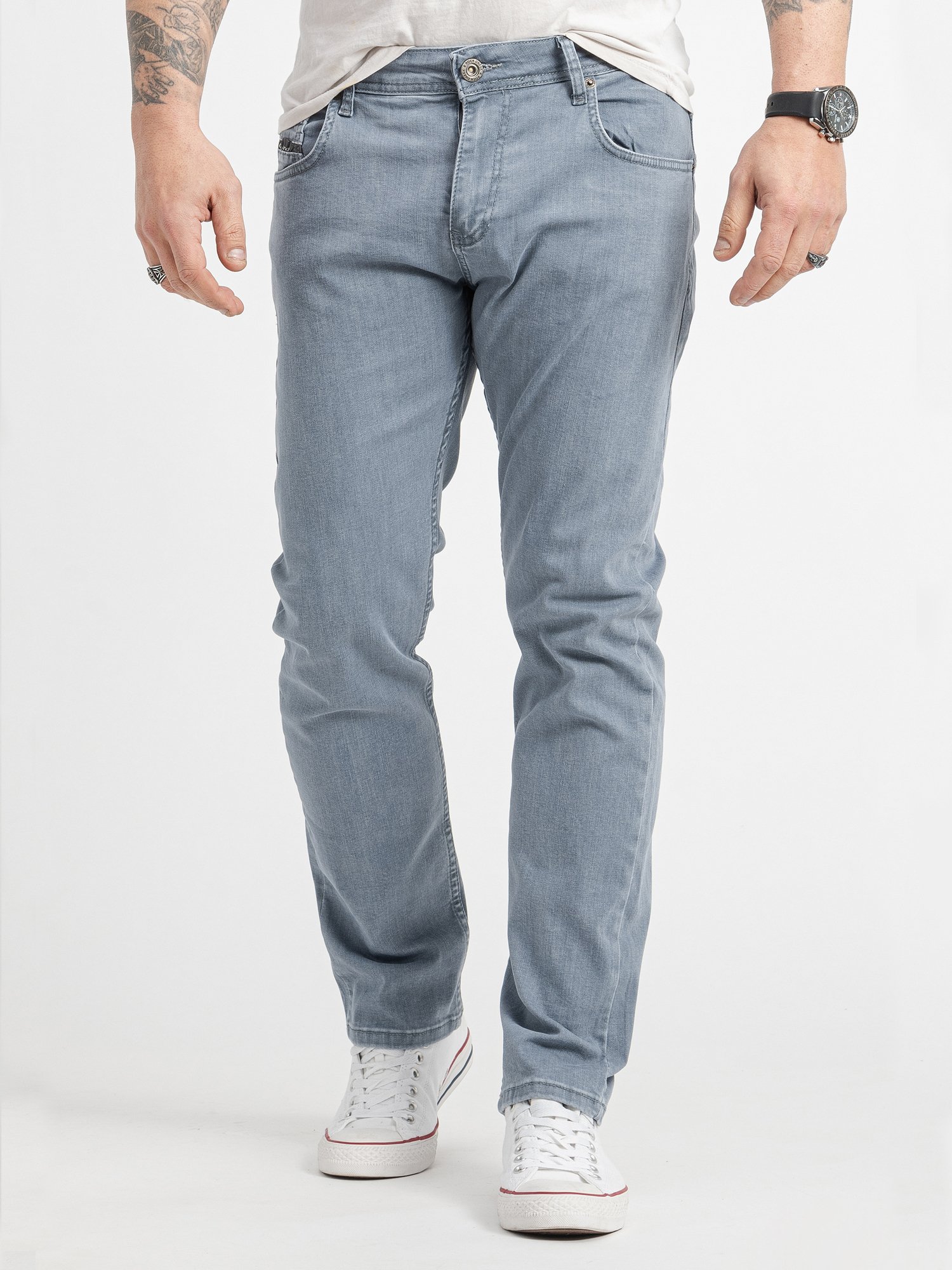 Rock Creek Jeans Grau