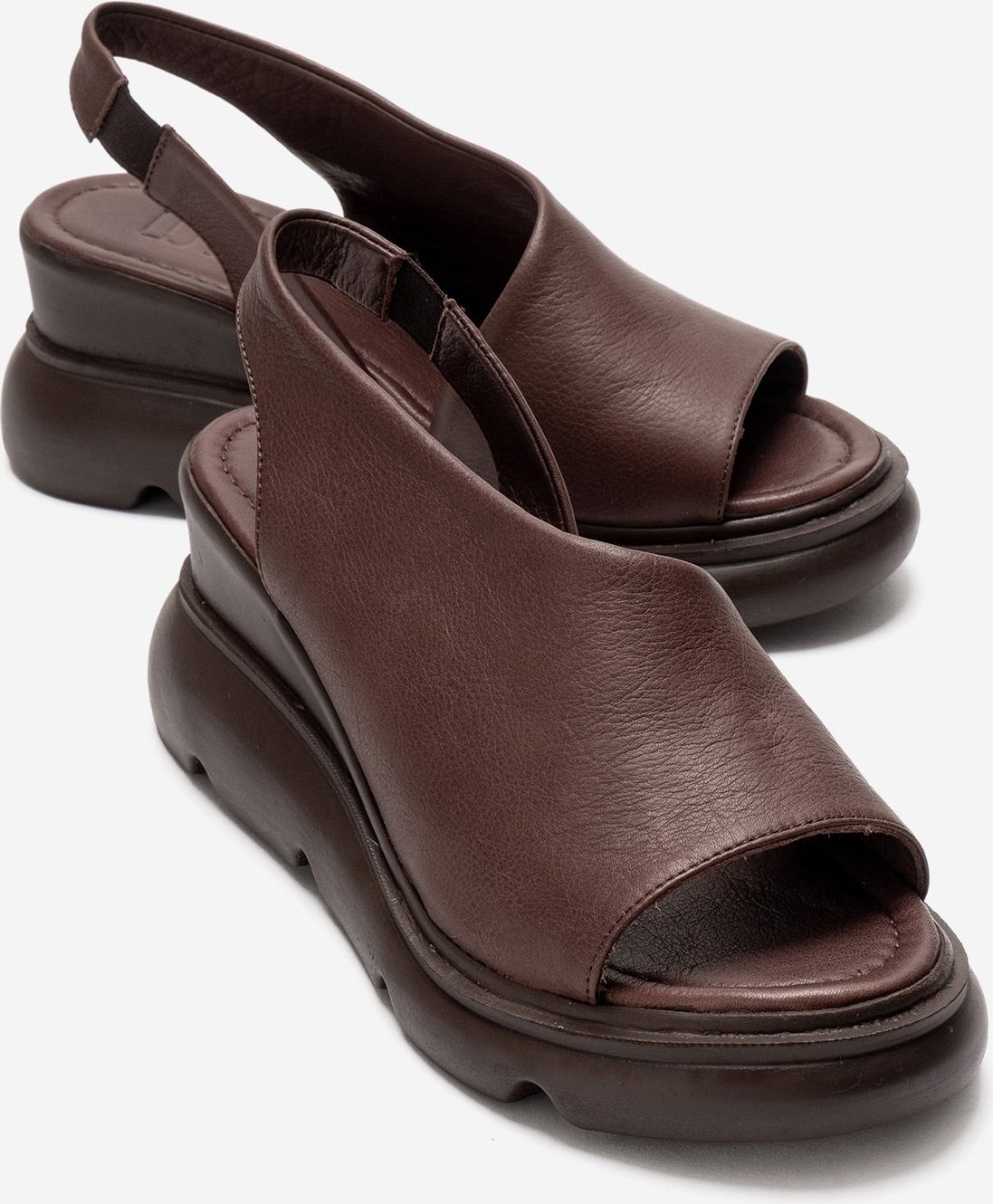 Agusto Leder-Plateau-Sandale (Damen)