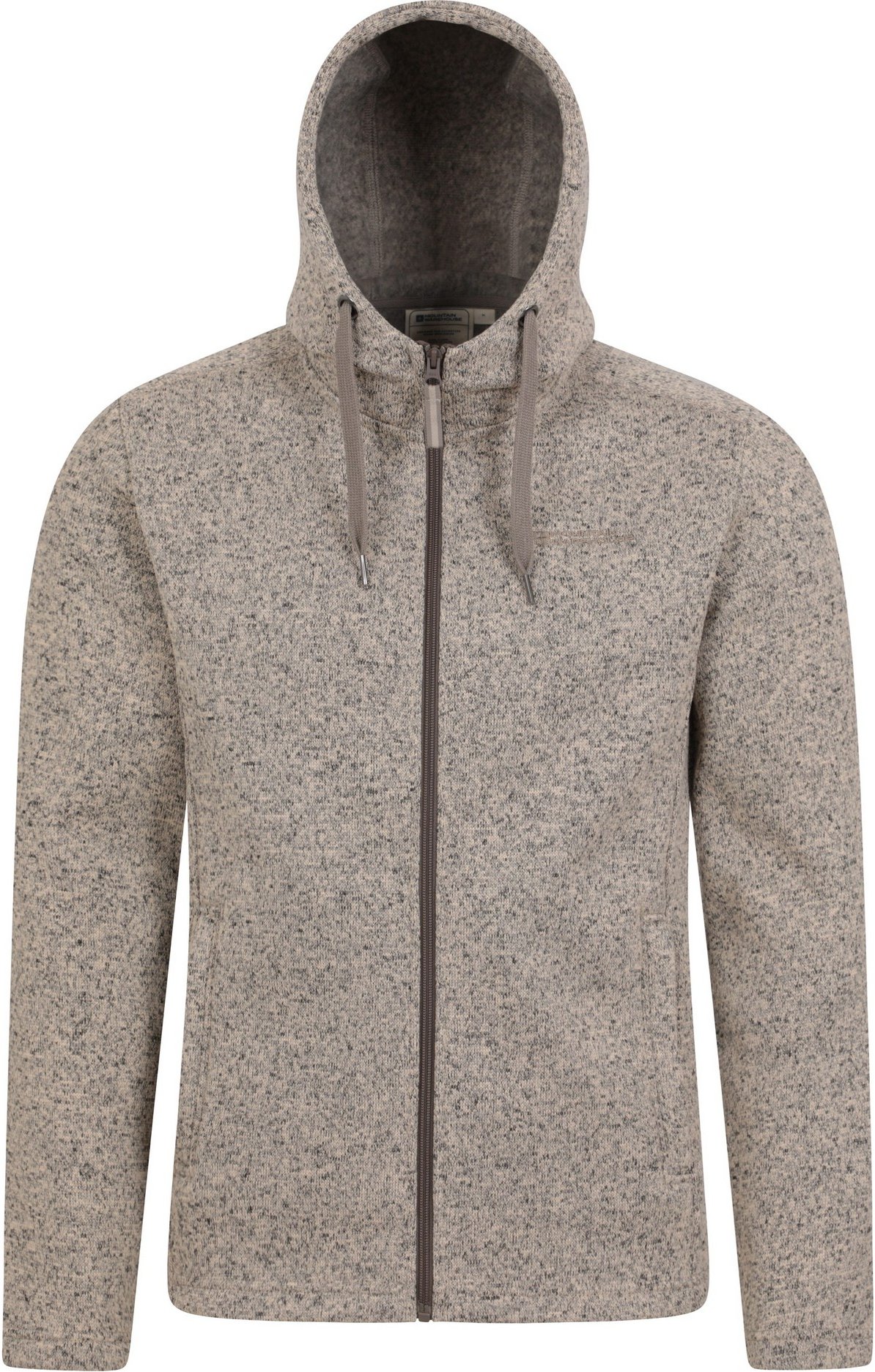 Mountain Warehouse - "Nevis" Hoodie mit durchgehendem Reißverschluss für Herren (Beige)