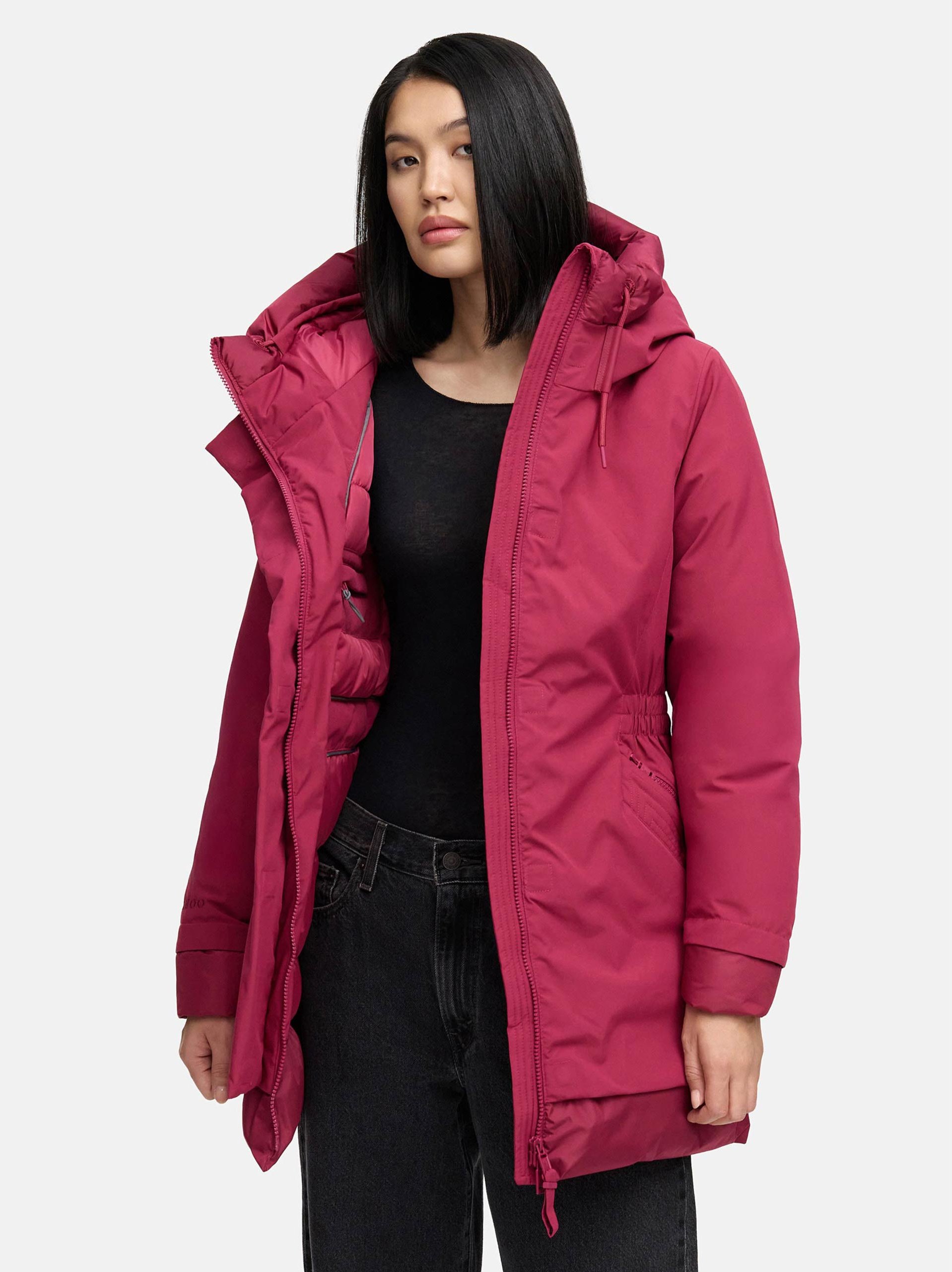 Navahoo Damen Winterparka WINTERPRINZESSIN mit Kapuze & femininer Passform