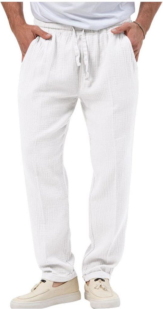 Hose mit Kordelzug und Polyester-Baumwoll-Mischung