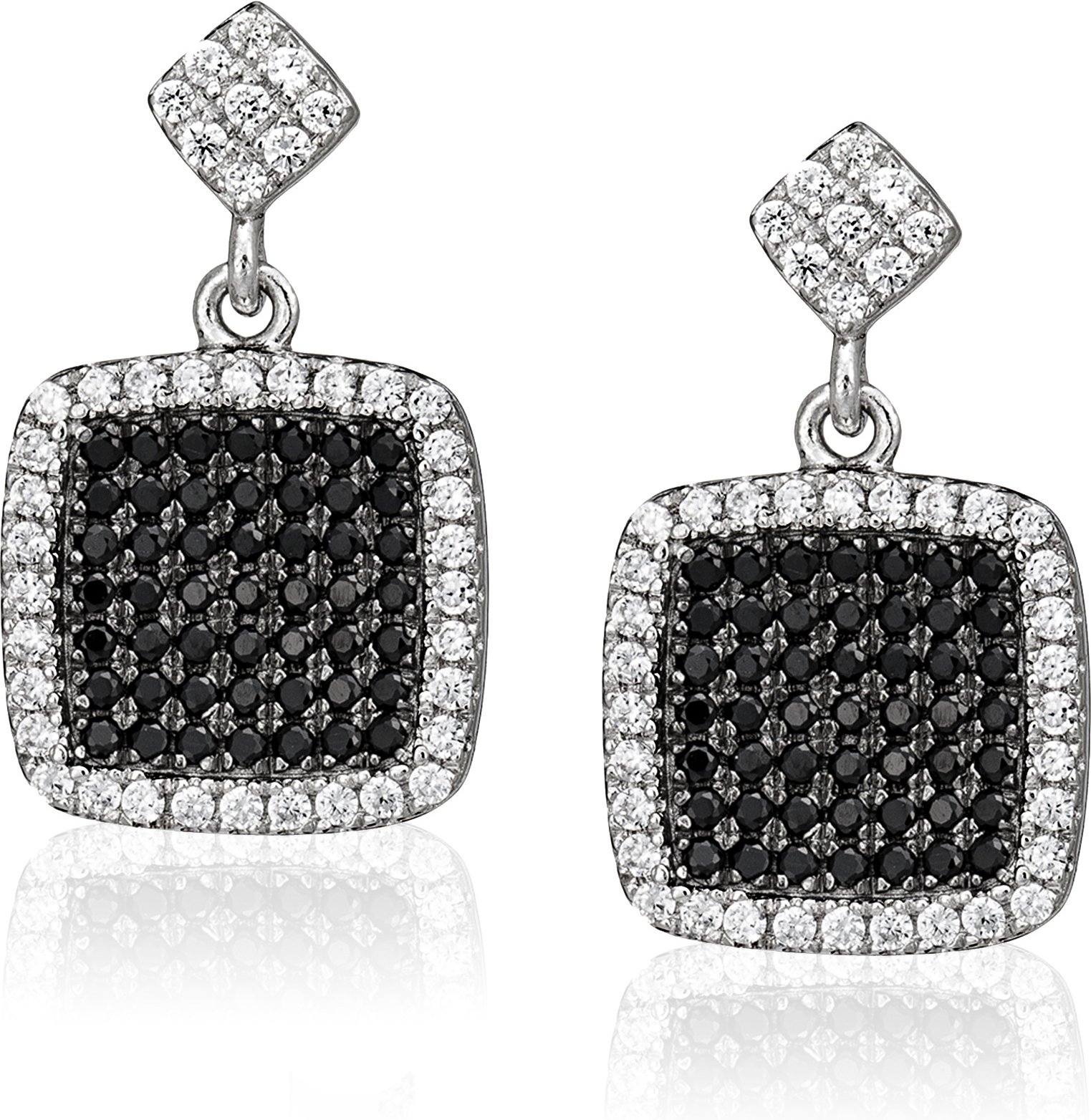 Orphelia Damen 925 Sterling Silber Ohrhänger - Silber ZO-5231