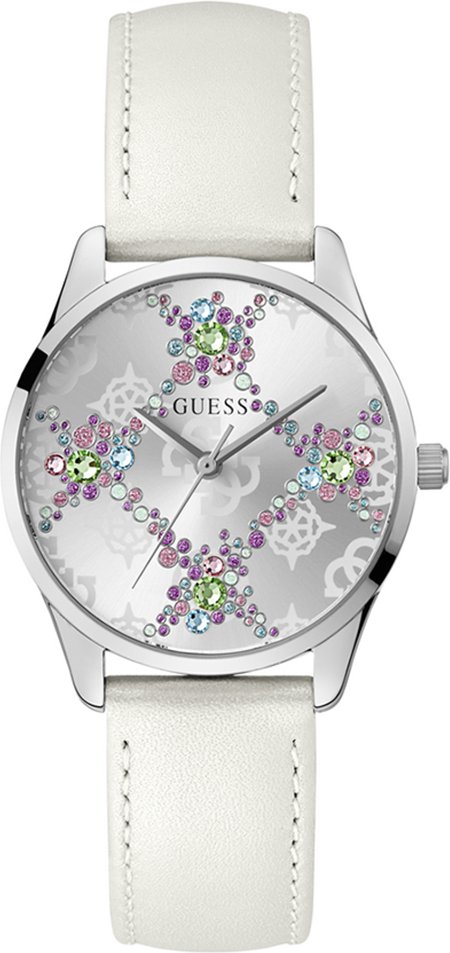 Guess Luster Damen Weißer Uhr GW0837L1