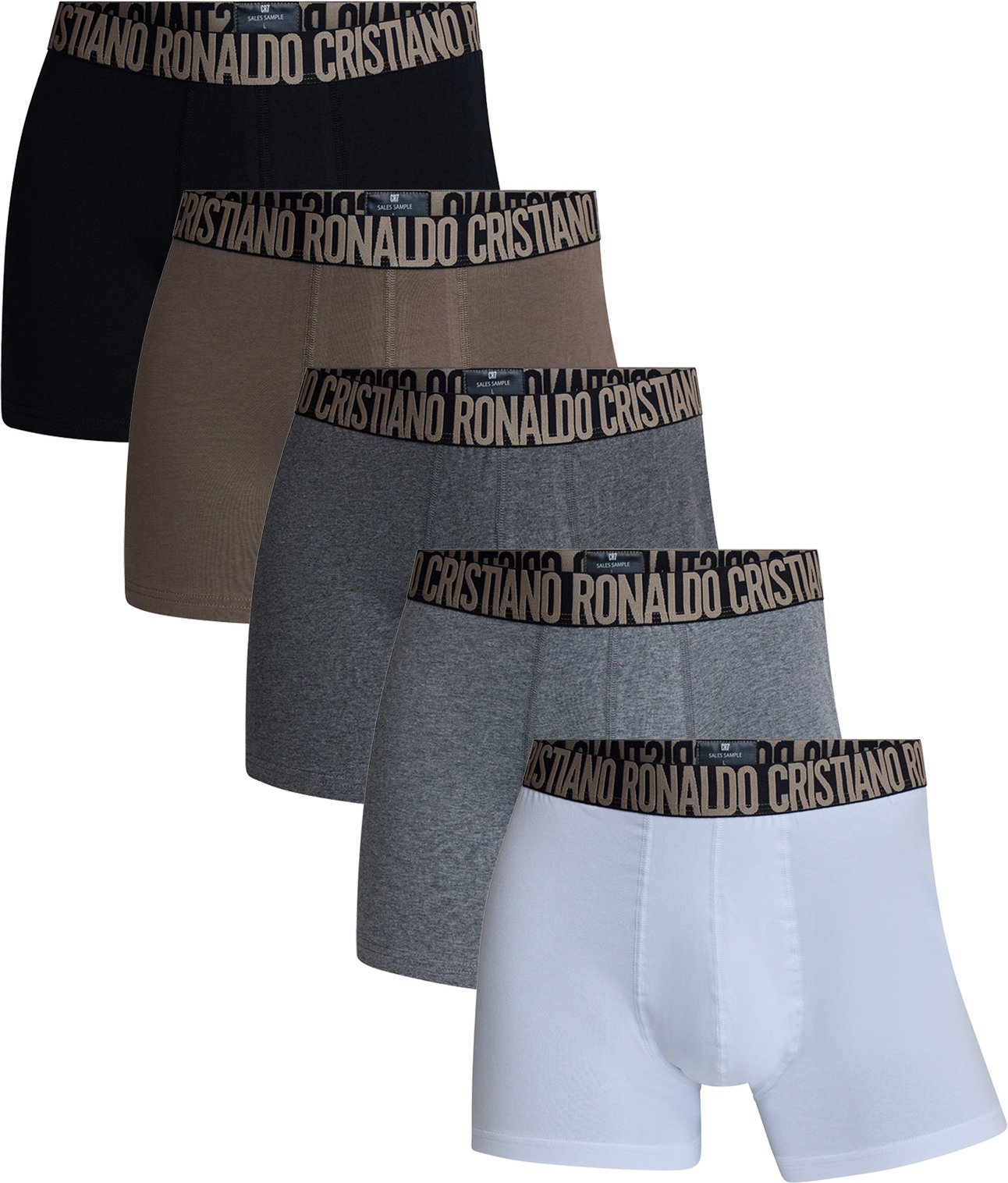 Thumbnail - CR7 Cristiano Ronaldo Herren Trunk Cotton Stretch & Travel Bag 5-Pack Unterhose, Unterwäsche, Boxer
