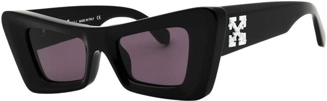 Off-White - "Accra" Dick-Sonnenbrille für Damen, Kunststoff (Schwarz)