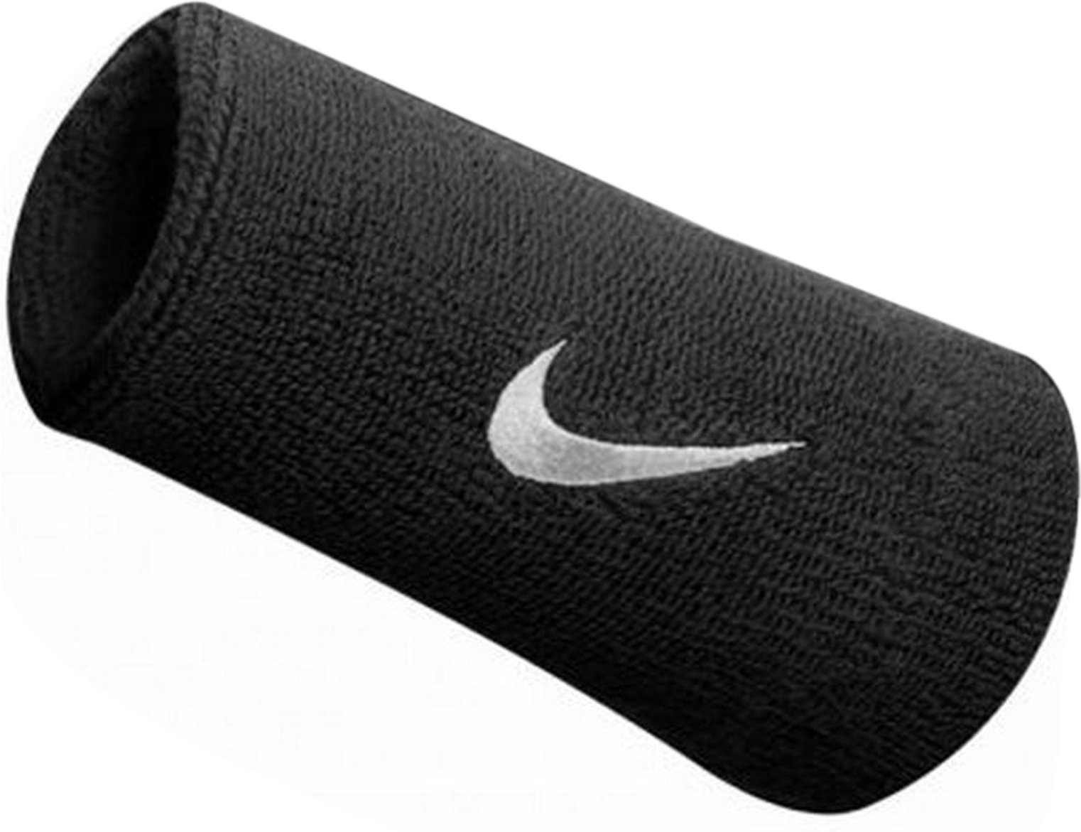 Nike - "Swoosh" Schweißband 2er-Pack (Schwarz)