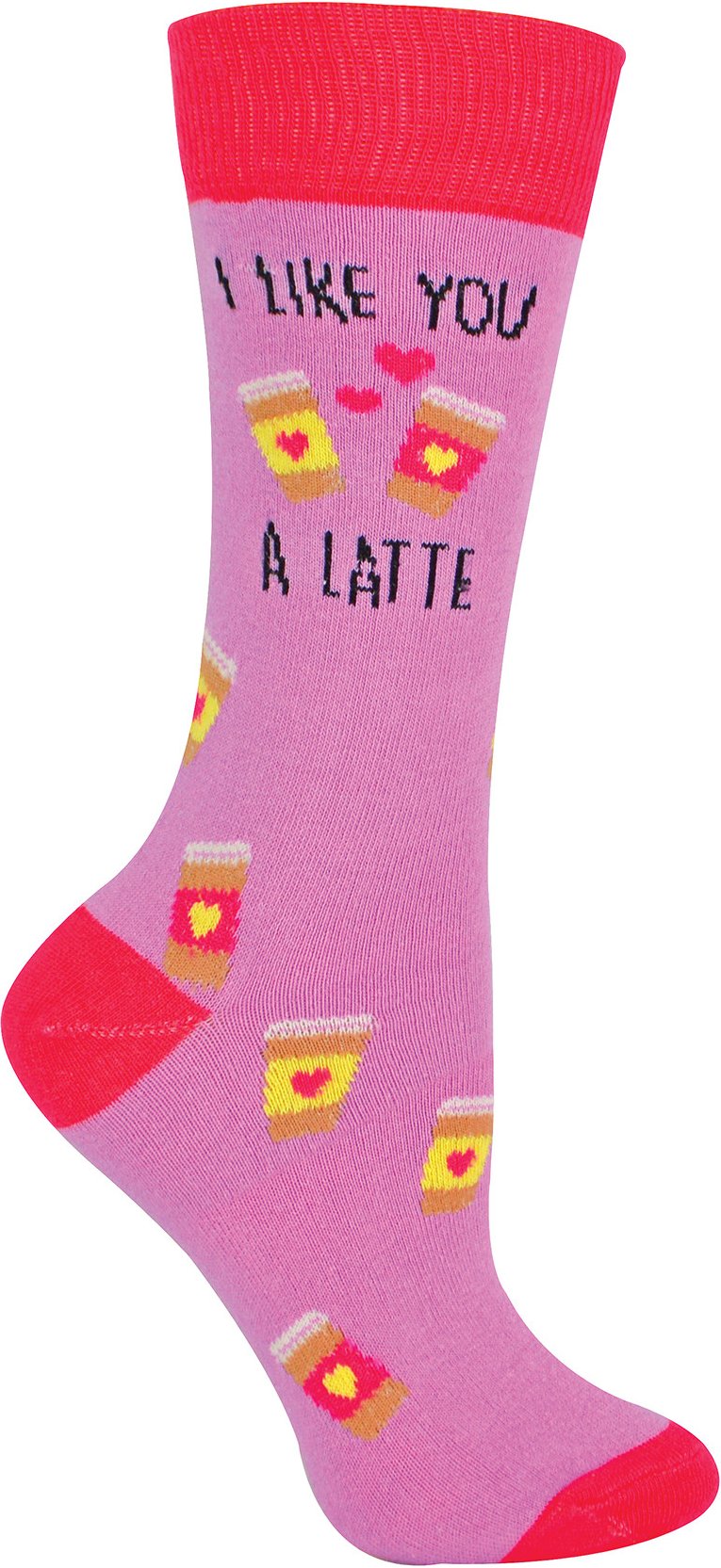 Urban Eccentric - 'I Like You A Latte' Fun Novelty Geschenk | Herren & Damen Socken - I Like You A Latte