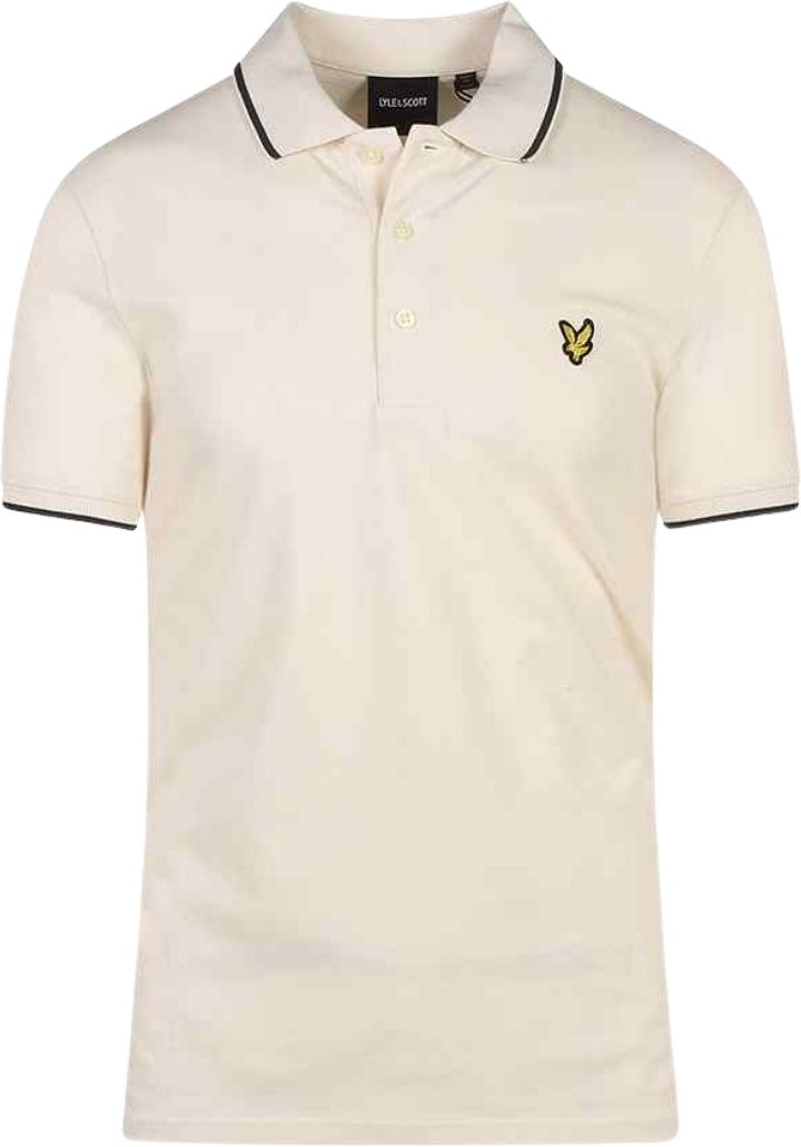 Lyle & Scott Kreidepoloshirt mit gespitztem Kragen