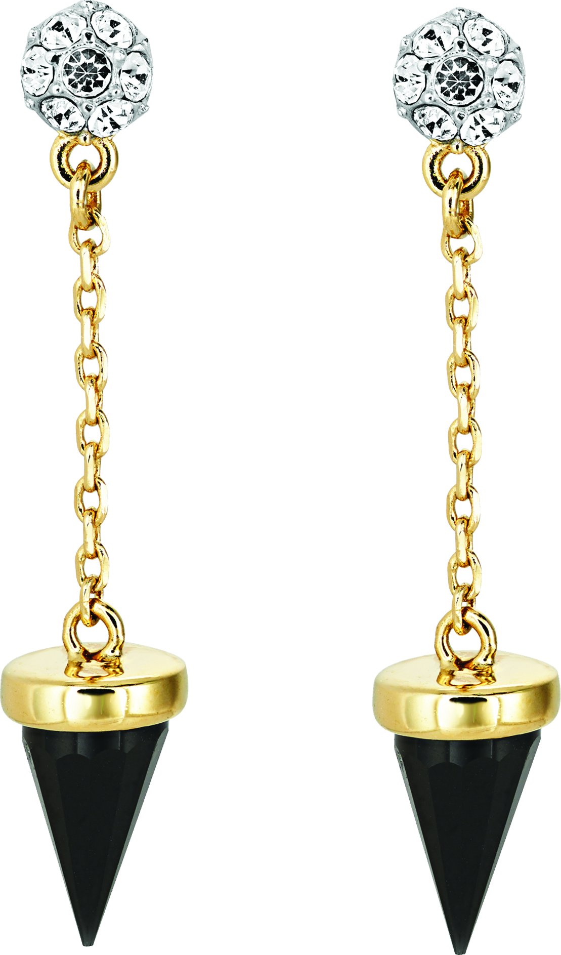 Buckley London Ohrhänger Messing vergoldet