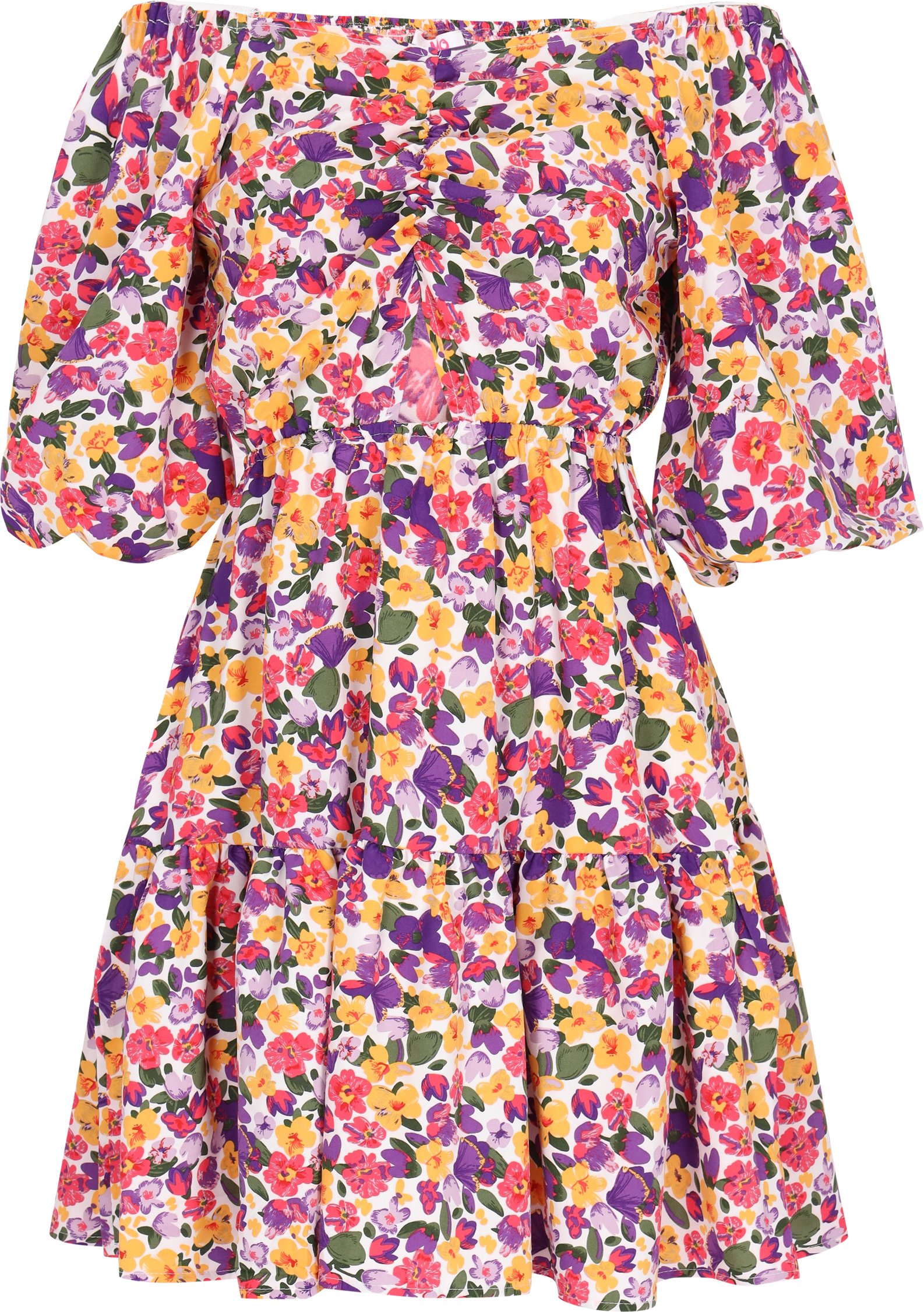 Mymo Kleid Frauen violett mehrfarbig