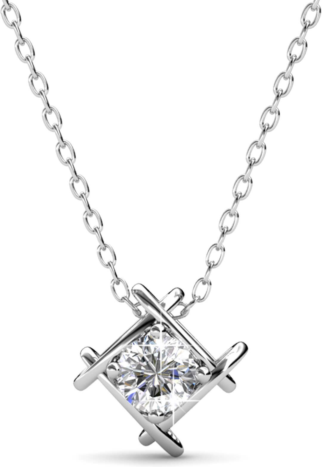 Roxy Anhänger - Silber und Kristall