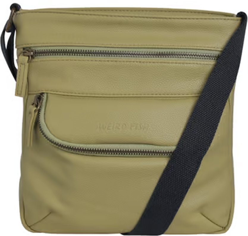 Weird Fish - Umhängetasche "Tilford", Kunstleder (Limone)