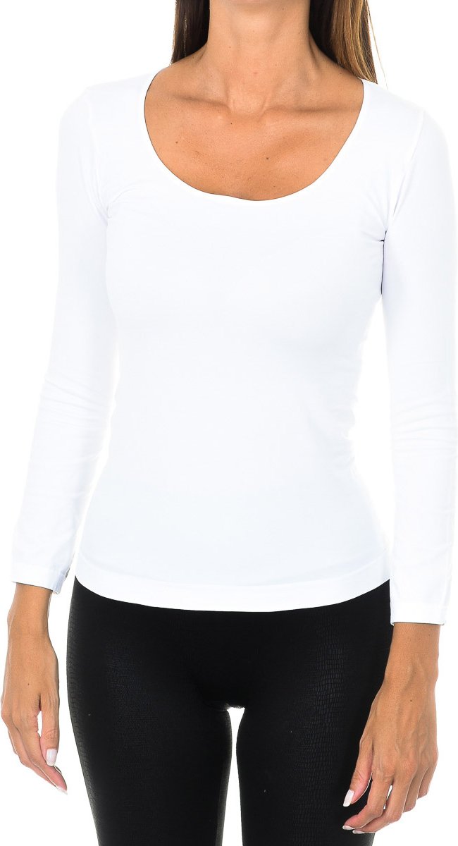 Dakota Langarm-Rundhals-T-Shirt 210397 Damen