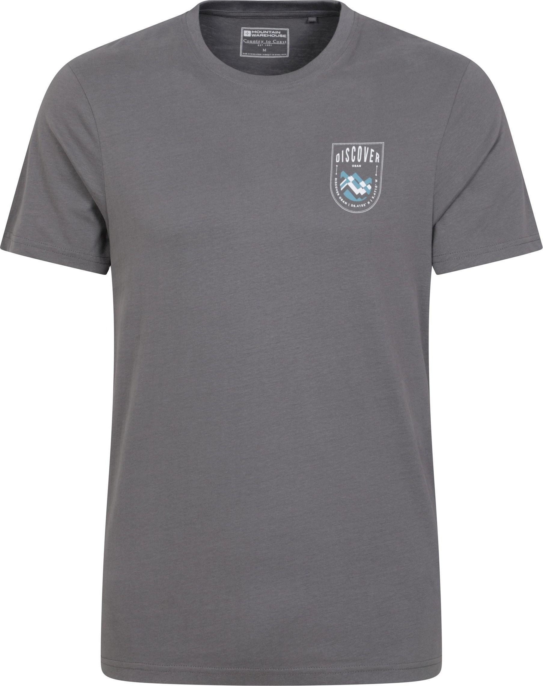 Mountain Warehouse - "Discover Oban" T-Shirt für Herren (Grau)