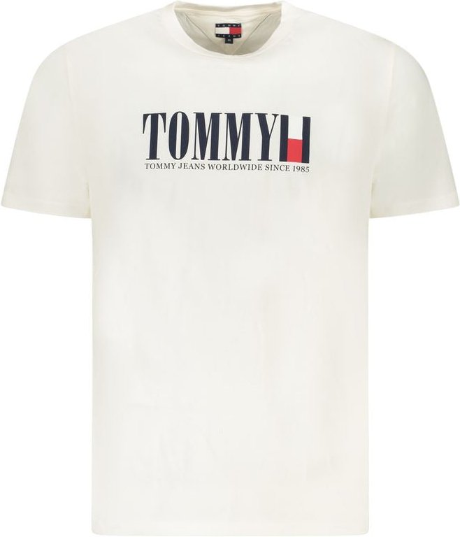 Tommy Hilfiger Bianco Baumwoll Herren T-Shirt