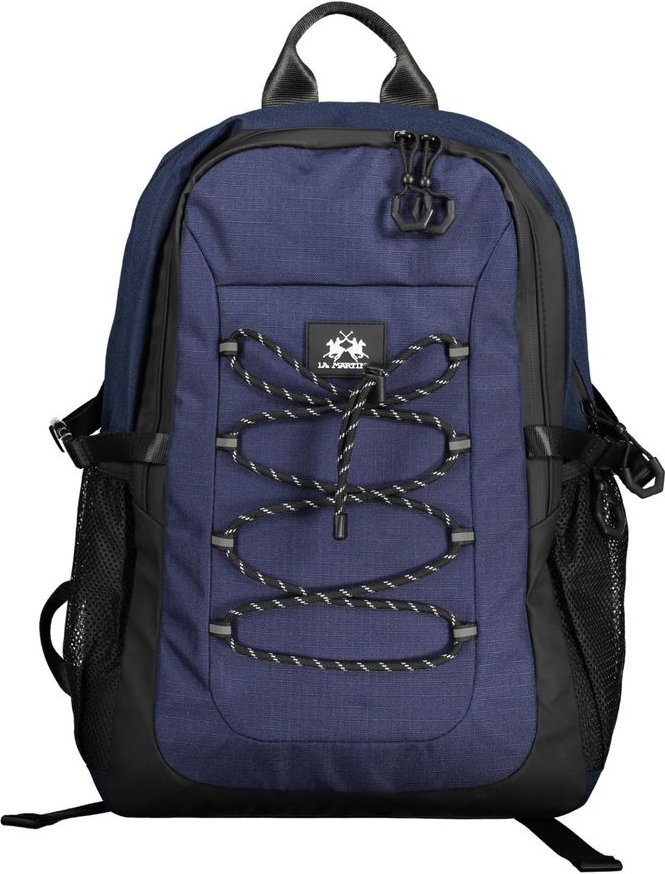 La Martina Schwarze Polyurethan Schultertasche für Damen