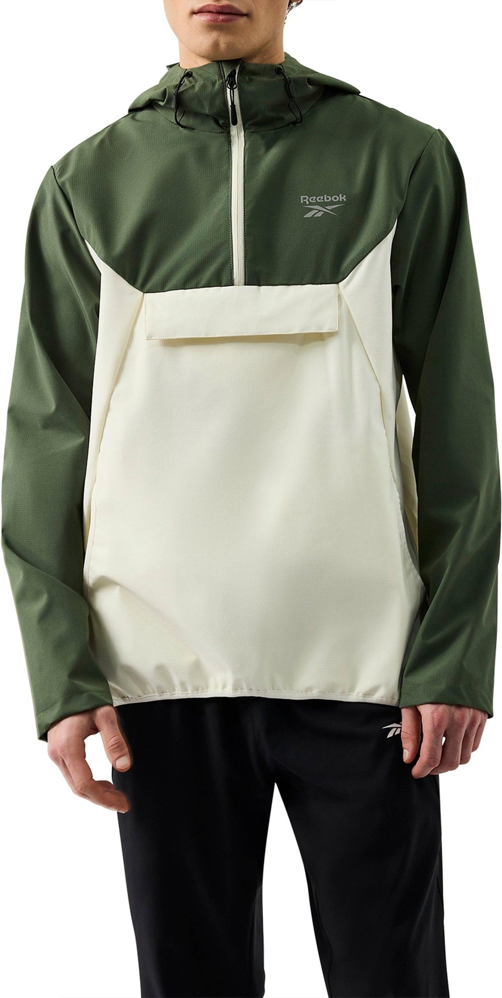 Reebok - "Burbage" Windrunner Jacke für Herren, Über den Kopf (Breakaway Grün)