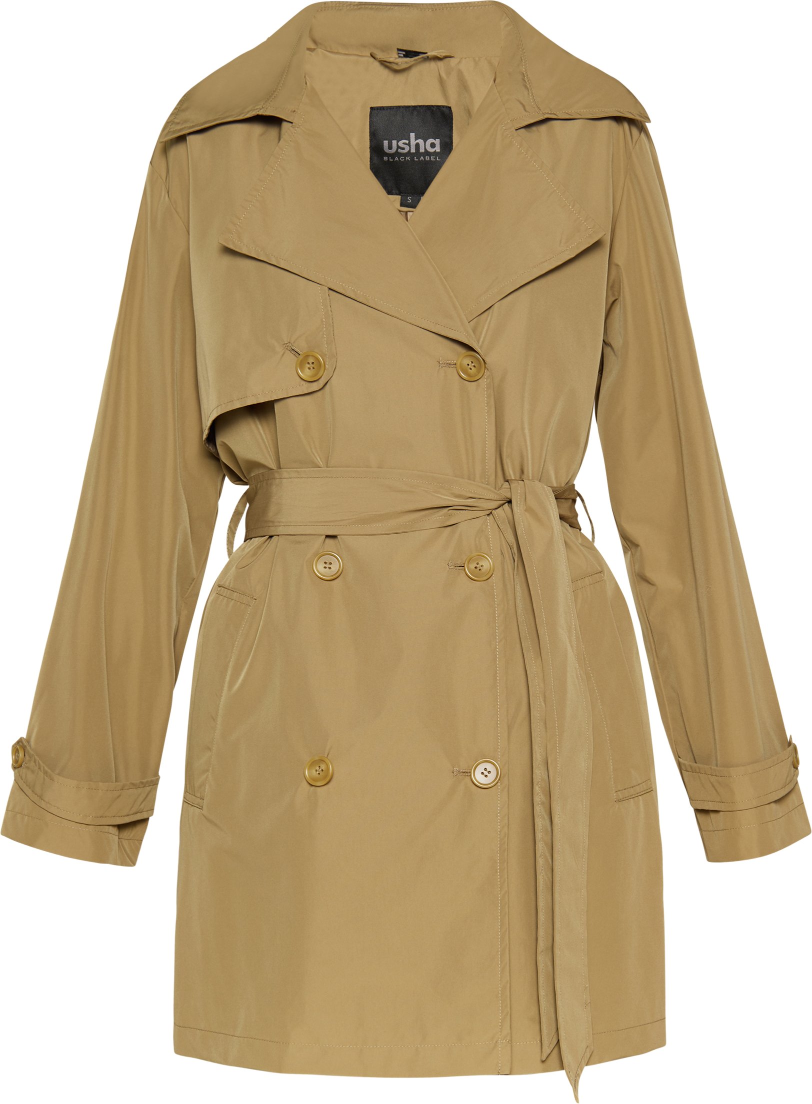 usha Mantel Frauen Olive