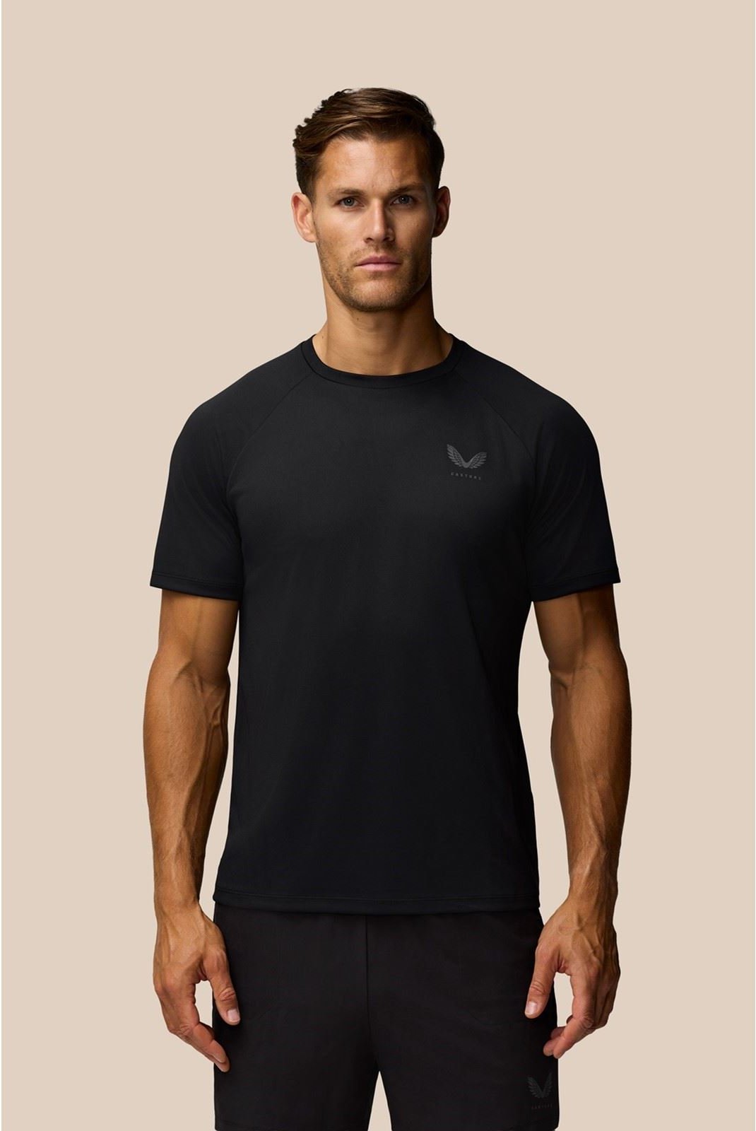 Castore Adapt Trainings-T-Shirt aus Polyester für Herren in Schwarz Activewear T-Shirts