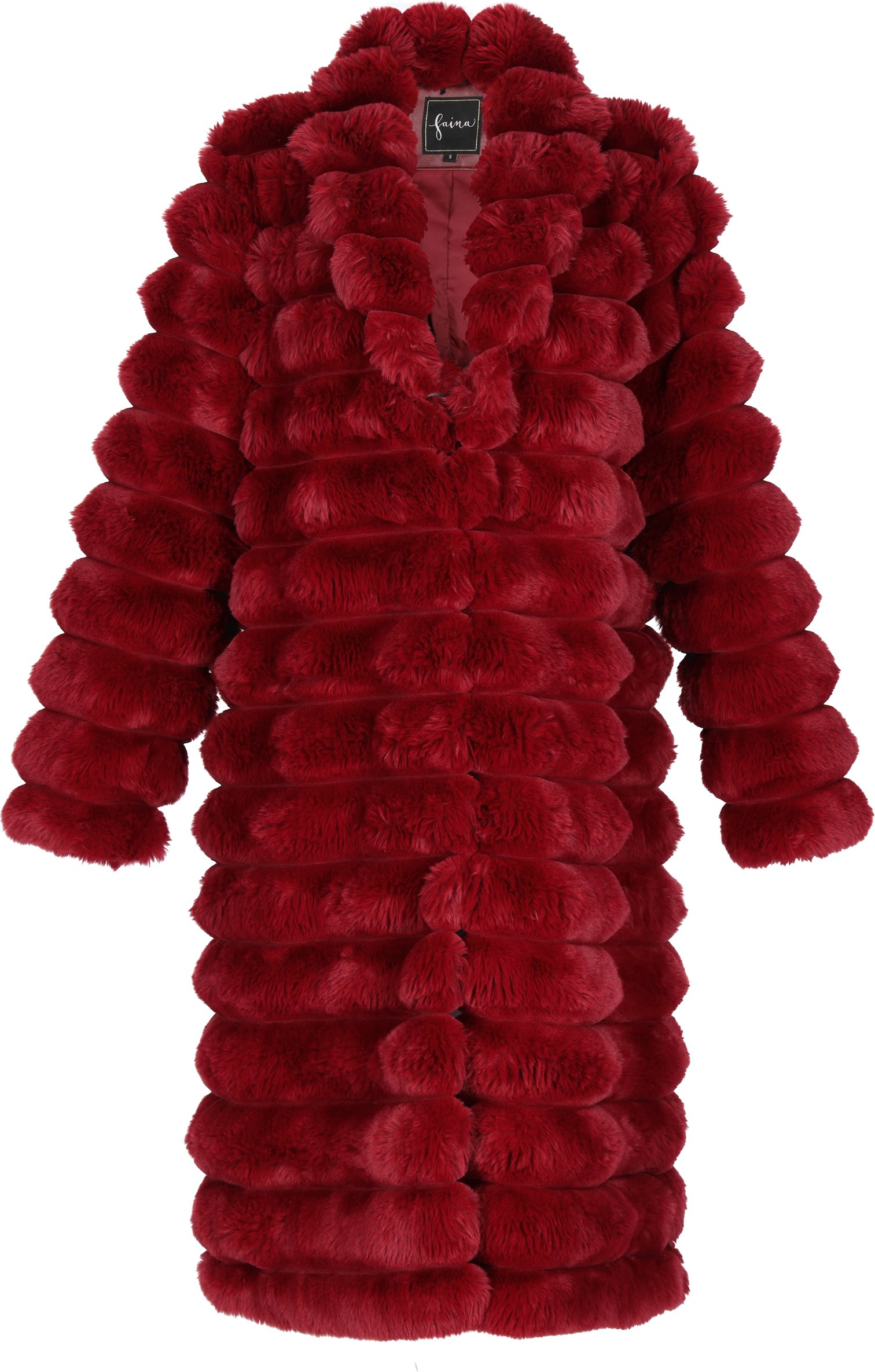 Faina Mantel Frauen Weinrot