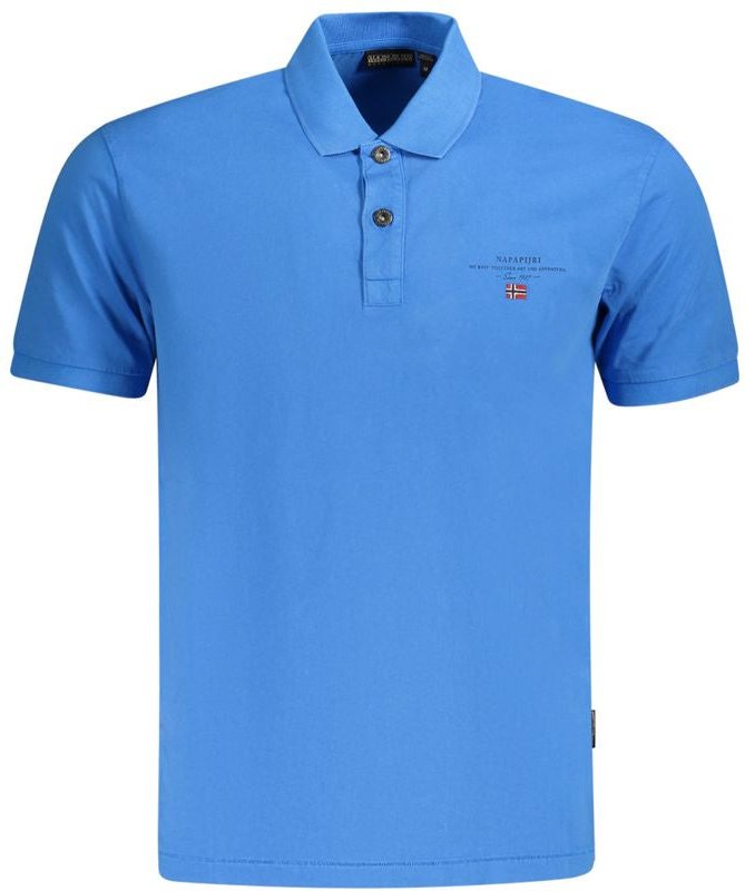 Napapijri Blaue Baumwolle Herren Polo