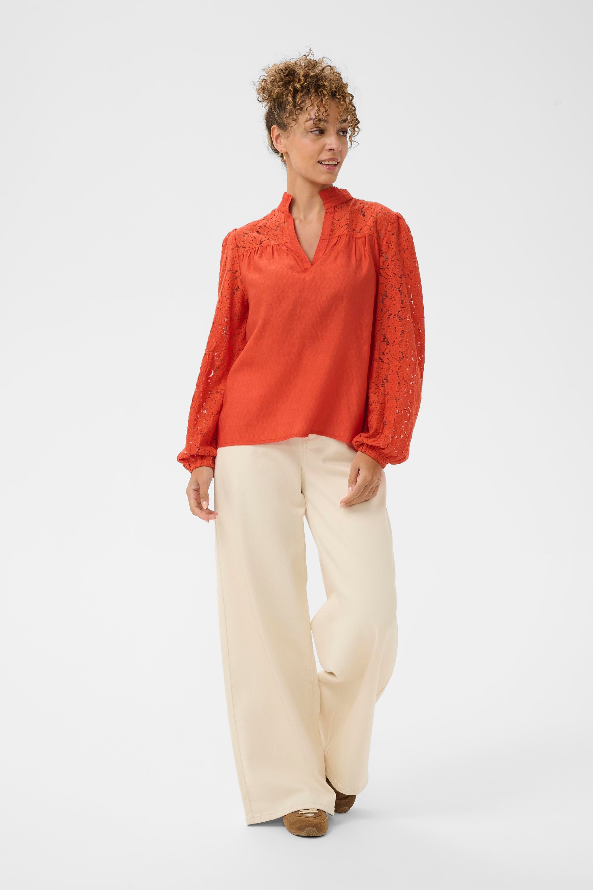 Langarm-Bluse CRLiselin Langarm-Bluse Regular fit