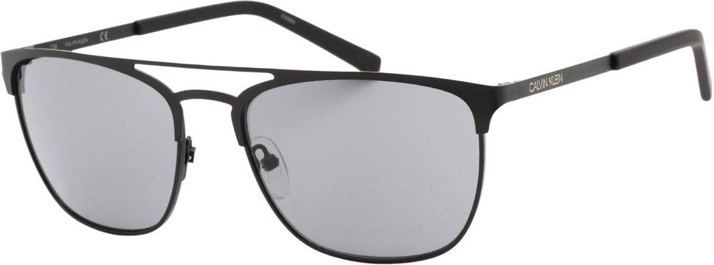 Calvin Klein - Matt-Sonnenbrille (Schwarz)