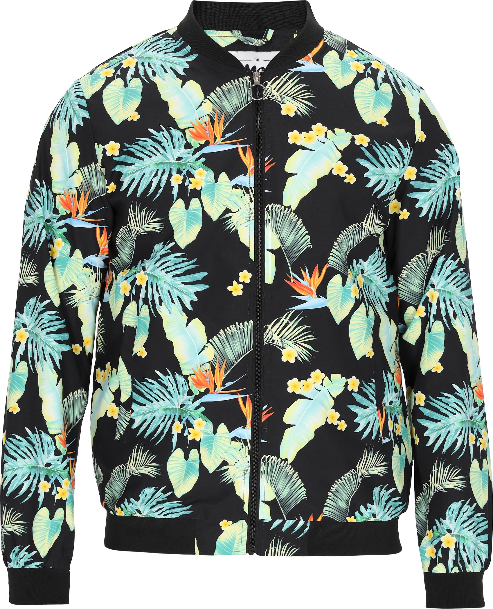 Mo Jacke Männer schwarz mehrfarbig