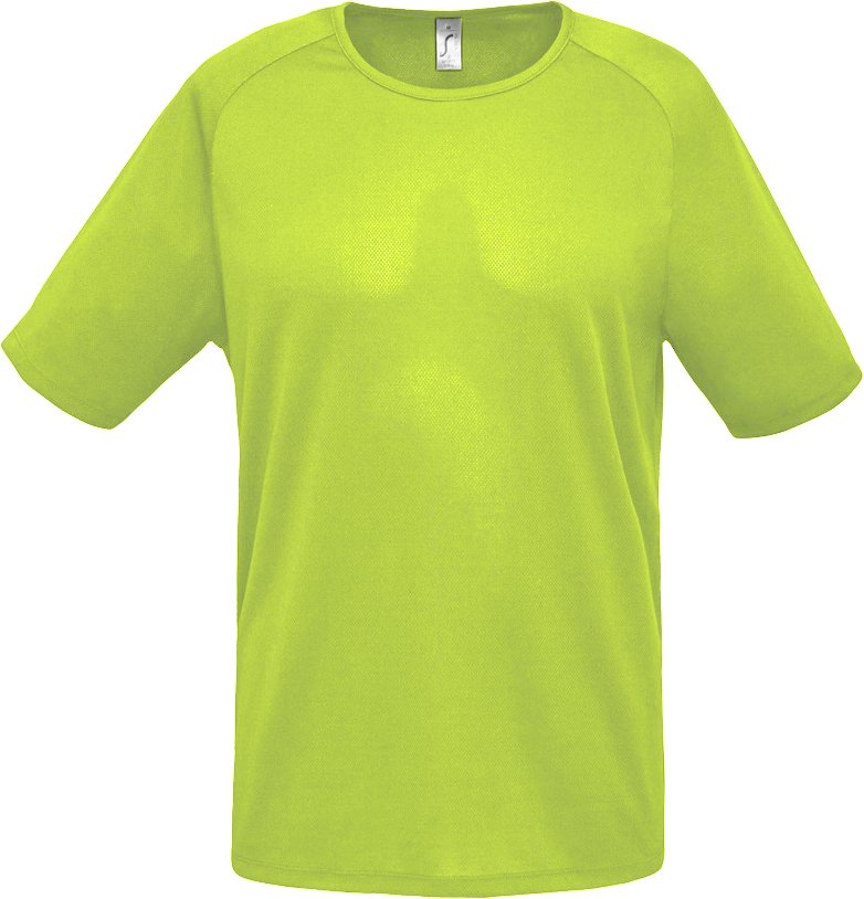 SOLS Mens Sporty Short Sleeve Performance T-Shirt (Apfelgrün)