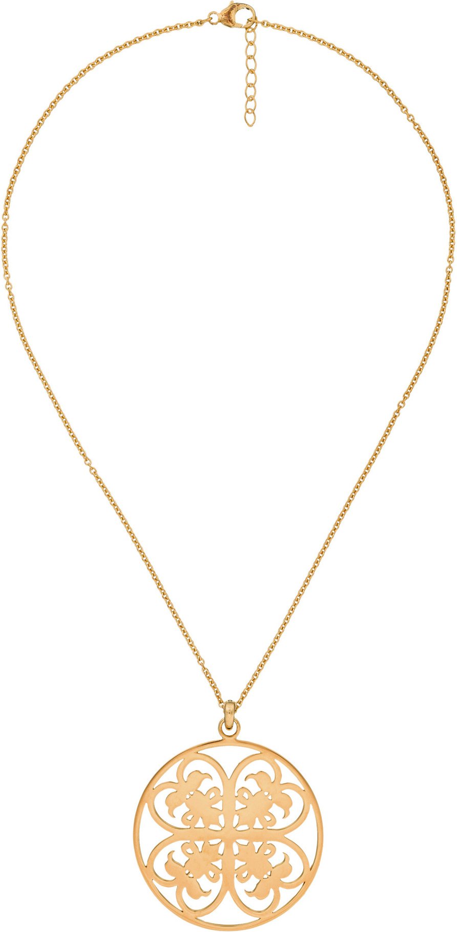 Orphelia Damen-Kette aus 925er Sterlingsilber mit Anhänger – Gold ZH-6035/2