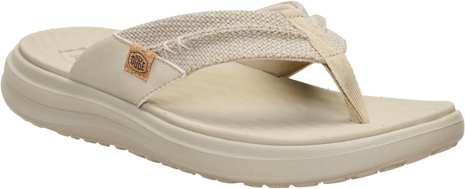 HEYDUDE Finn Flip Polyester Herren Tan Sandalen