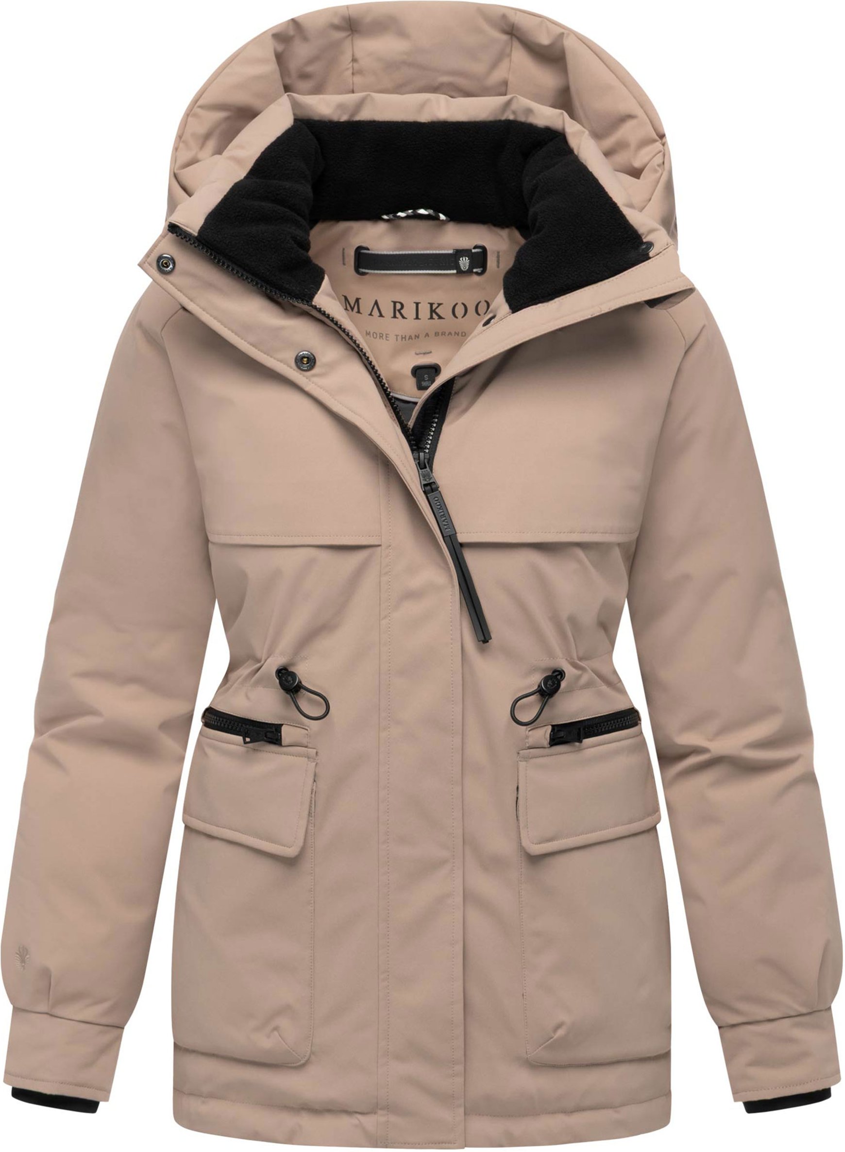Marikoo Damen Winterjacke Shigaraa mit abnehmbarer Kapuze & Magnettaschen