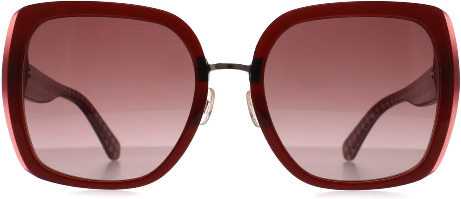Thumbnail - Kate Spade Kimber/G/S C9A 3X Sonnenbrille mit rotem Farbverlauf in Burgund