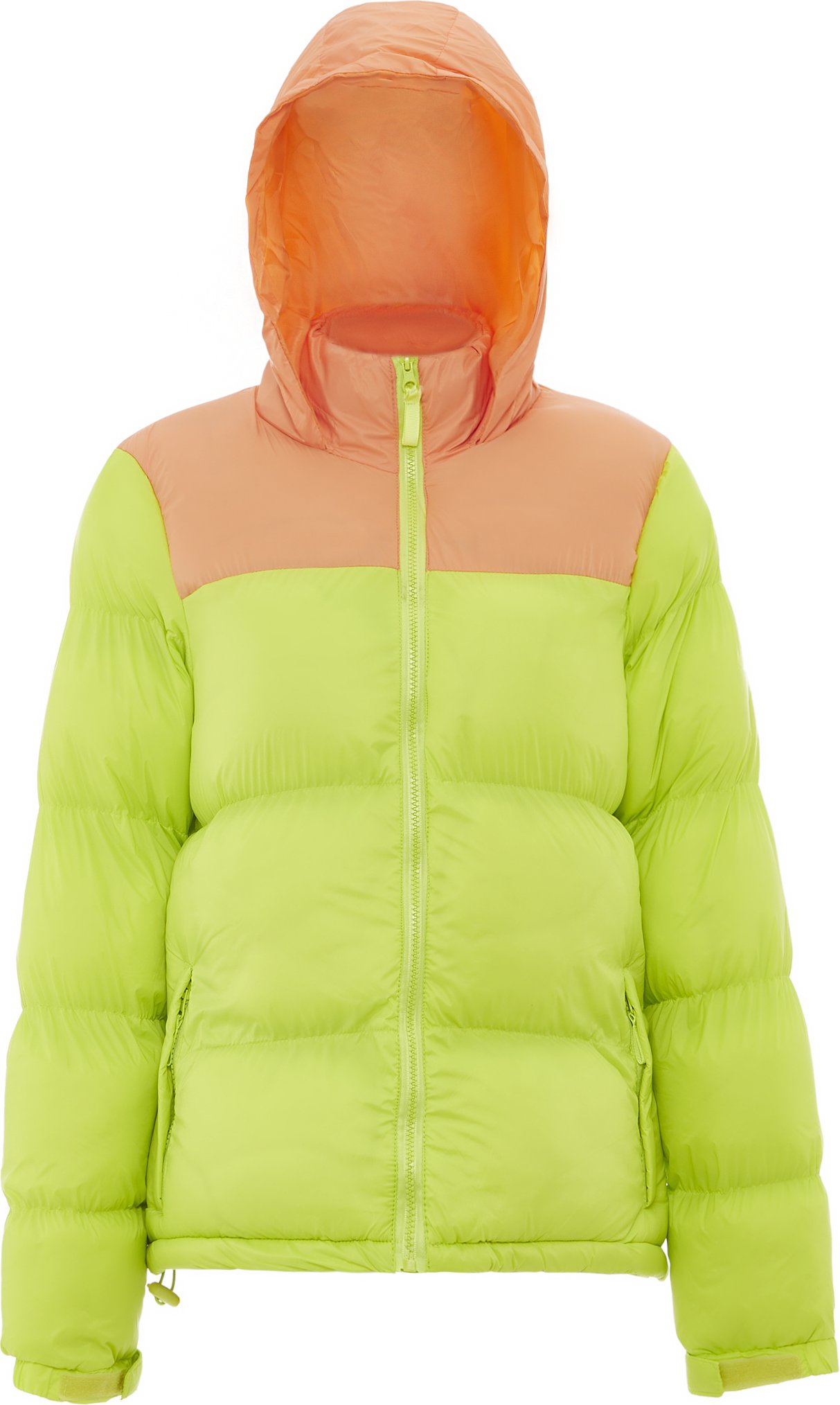 Mymo Wattierte Steppjacke Damen Saure Limette Aprikose
