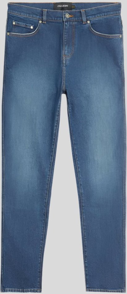 Lyle & Scott Slim Fit 5-Pocket Denim Jeans - Blau