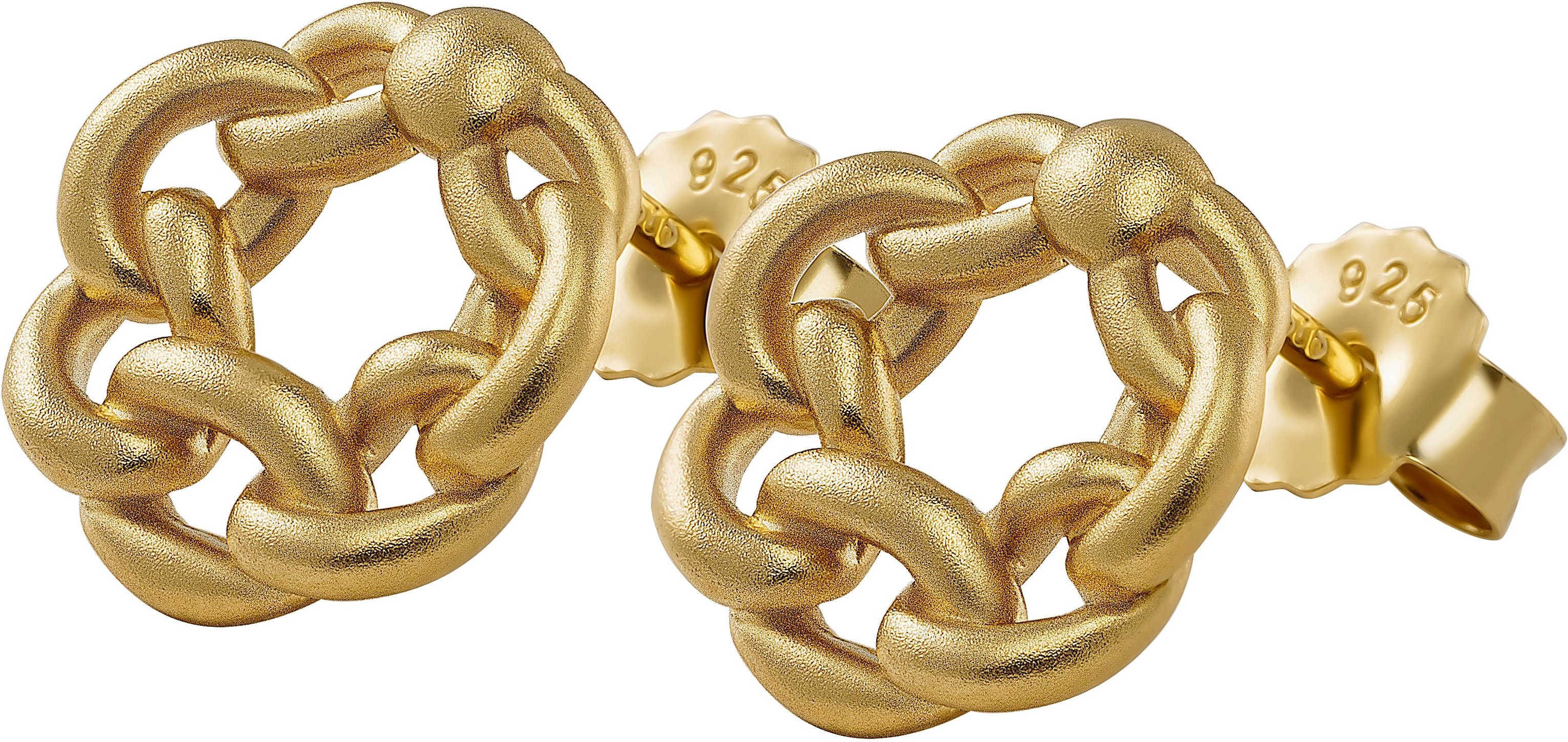 Orphelia 'Estelle' Damen 925er Sterling Silber Ohrstecker - Gold ZO-7516/G