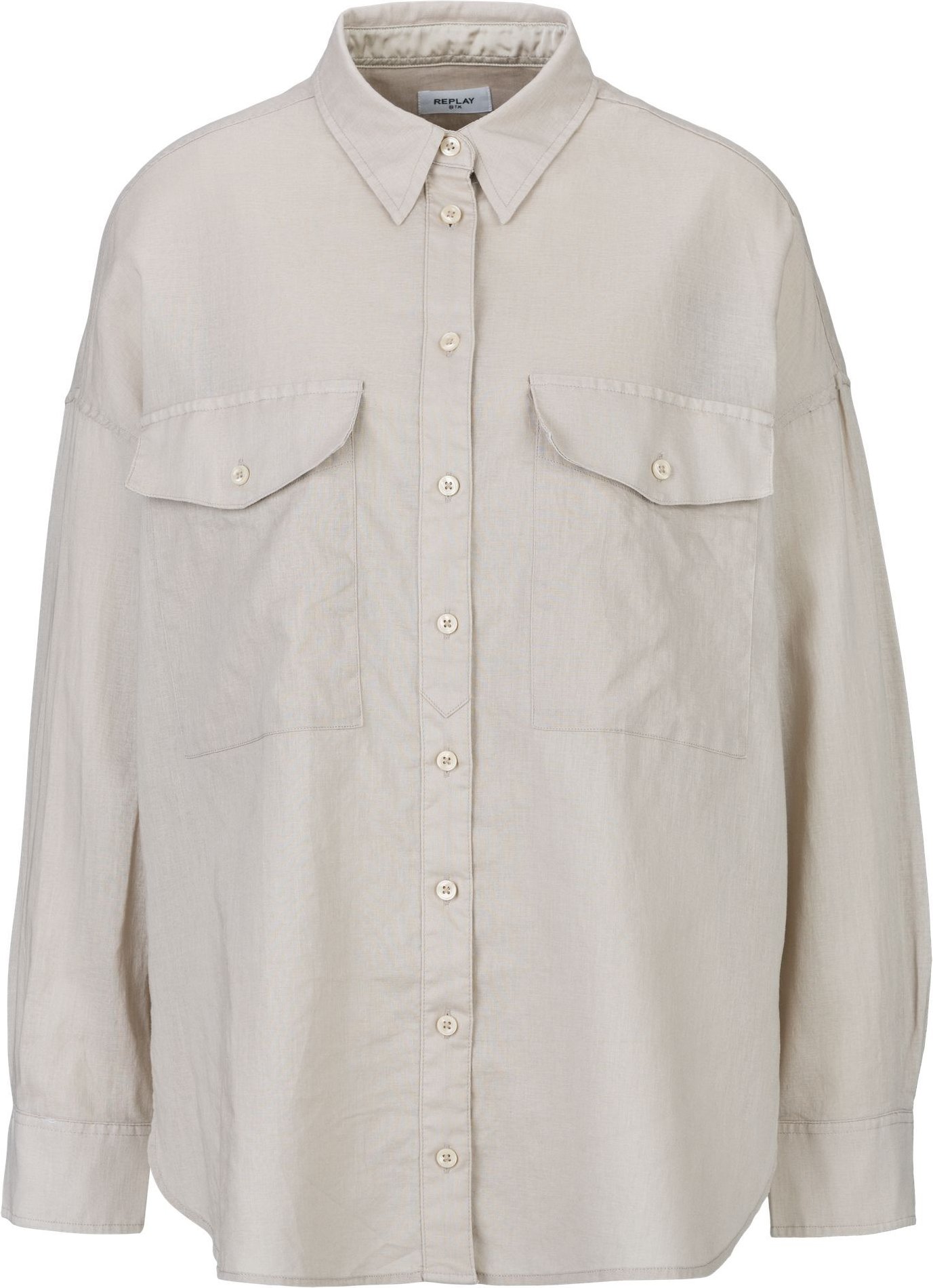 Replay Leinenhemd COTTON LINEN