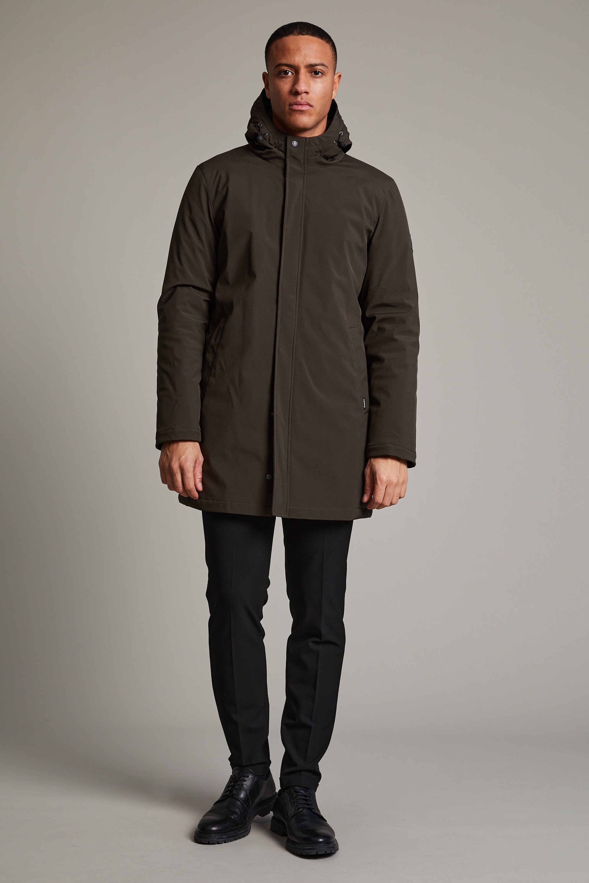 Jacke Gerade Passform olive