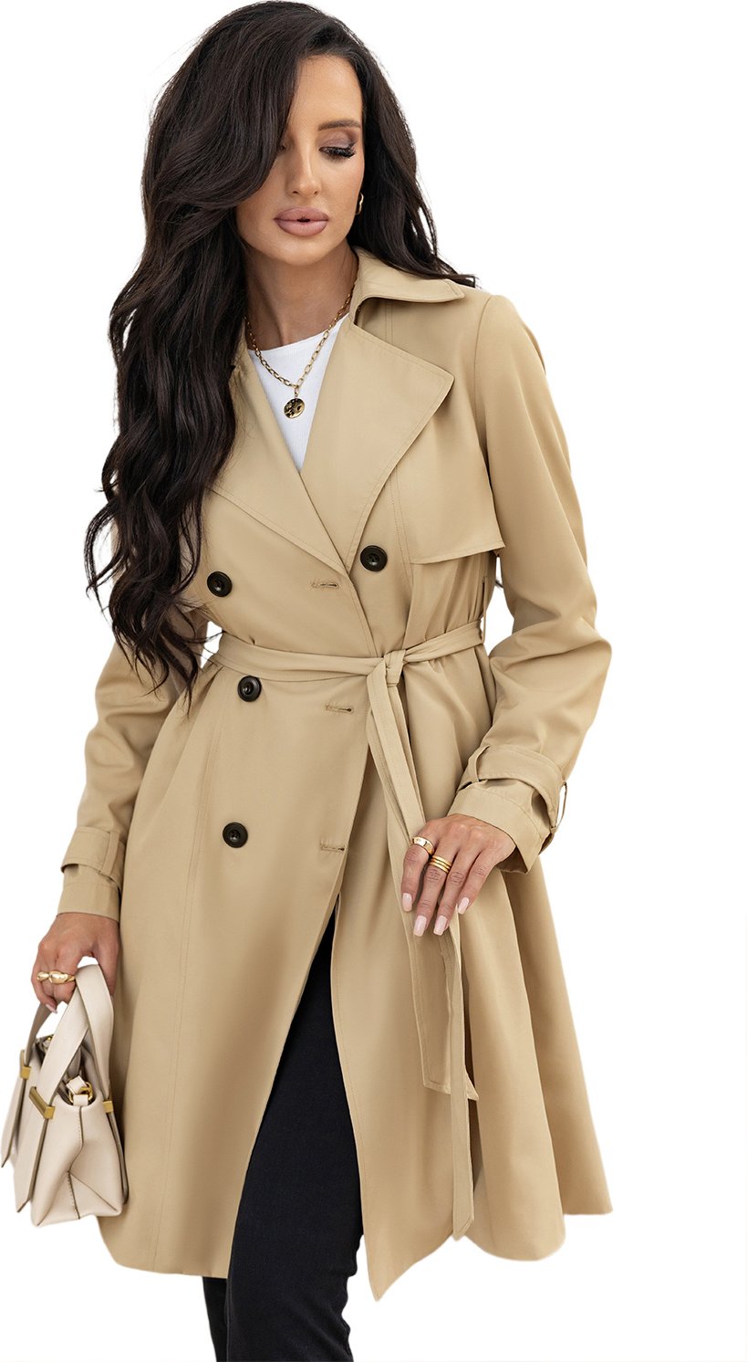 Trenchcoat Mit Gürtel Klassisch
