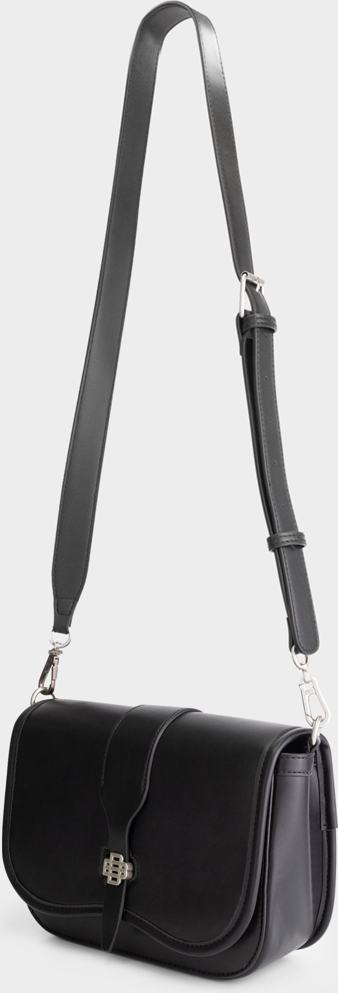 Black Bananas Monogram Schultertasche,