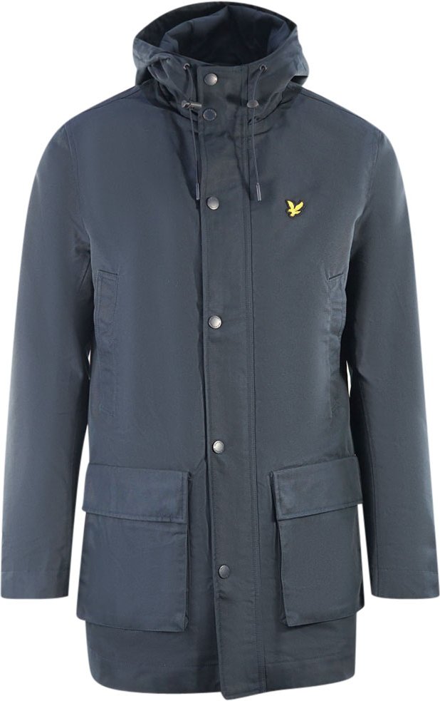 Lyle & Scott Parka mit Kapuze Marineblaue Jacke