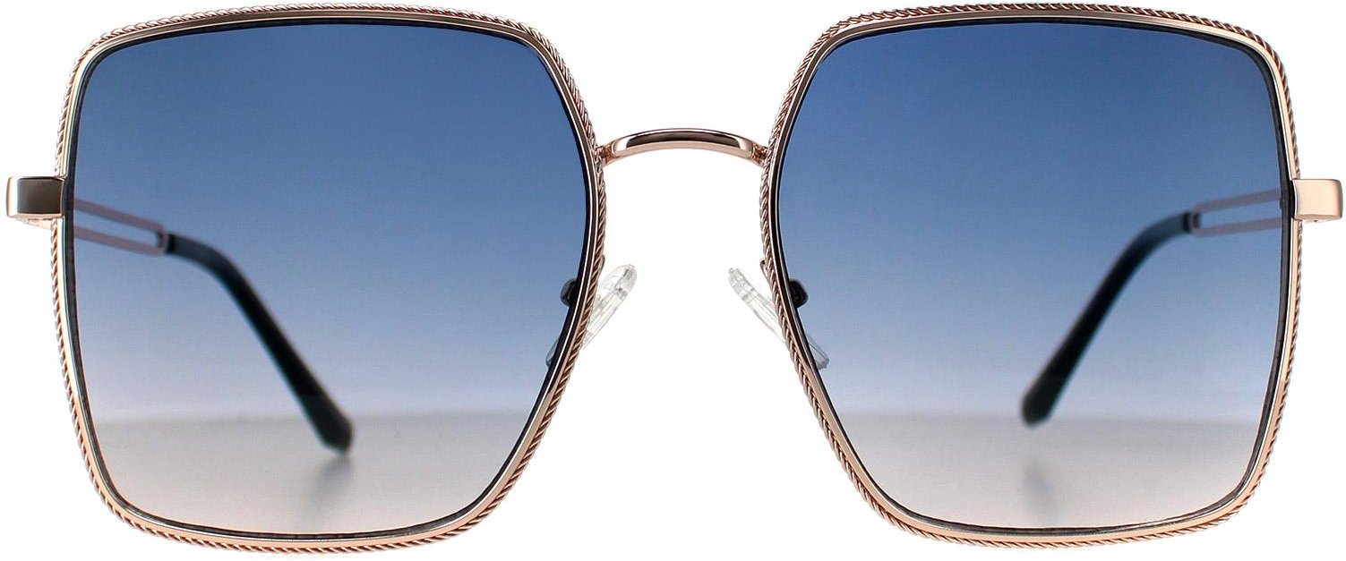 Guess Square Womens Glänzend Rose Gold Blau Gradient GF0419
