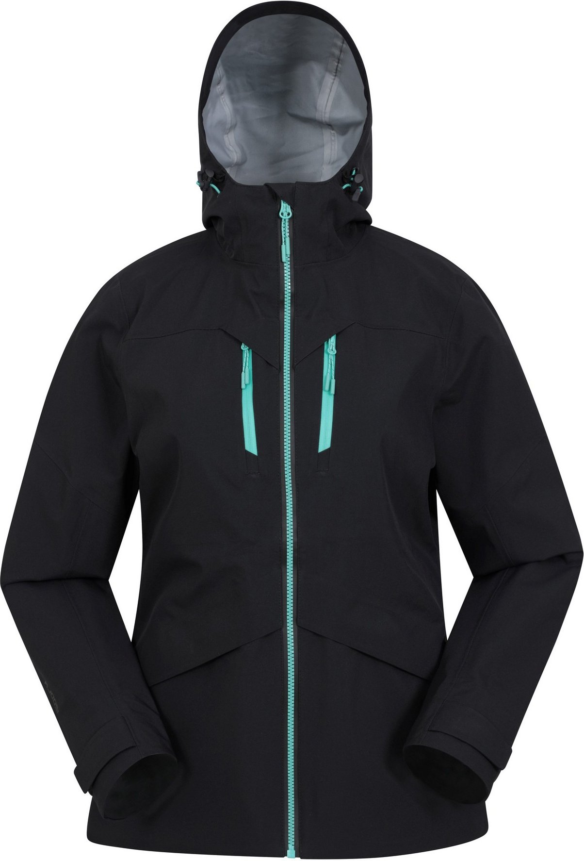 Mountain Warehouse Veste imperméable 3 couches Rhine Extreme Womens/Ladies (Noir)