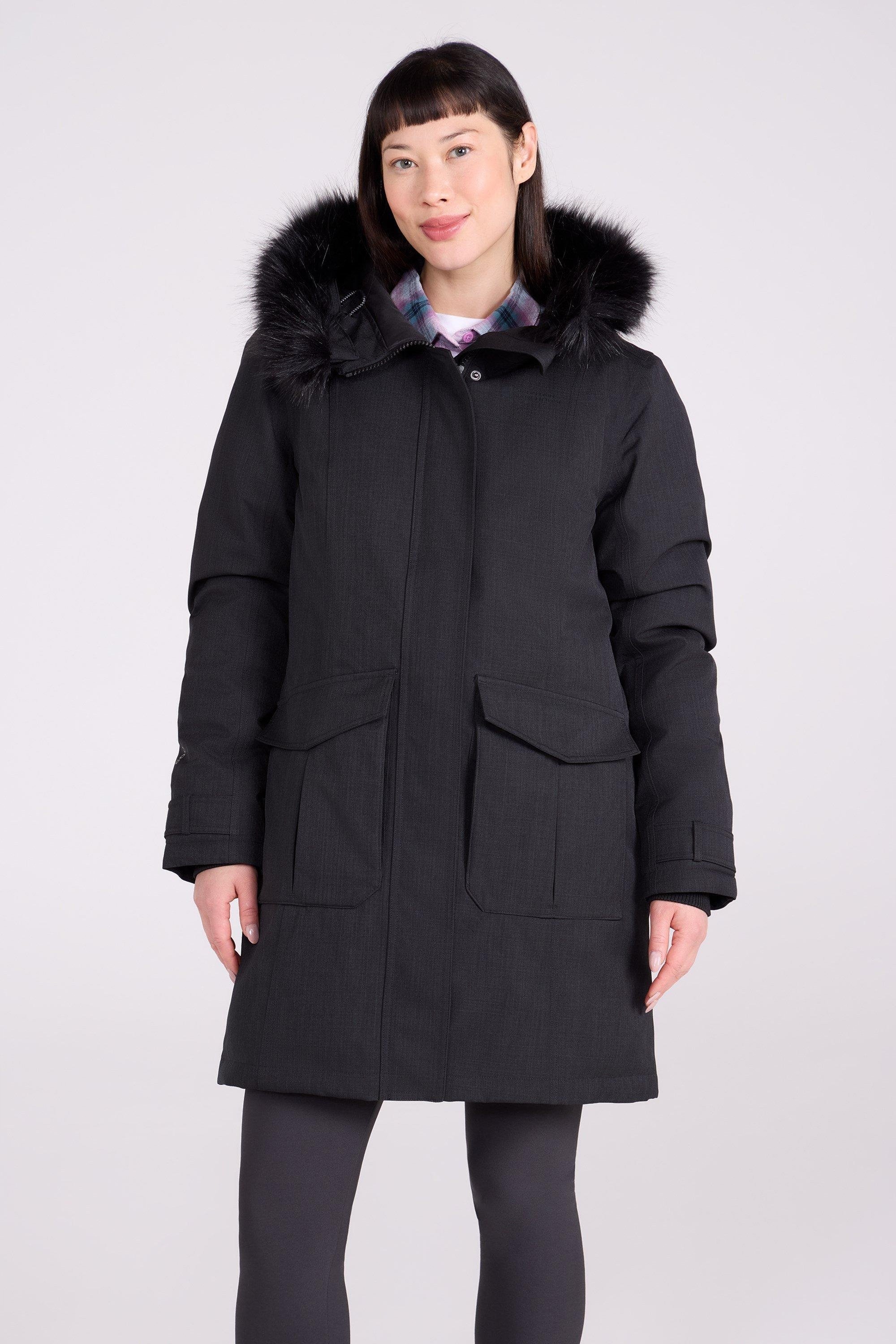 Mountain Warehouse - "Aurora" Daunenjacke für Damen (Samtschwarz)