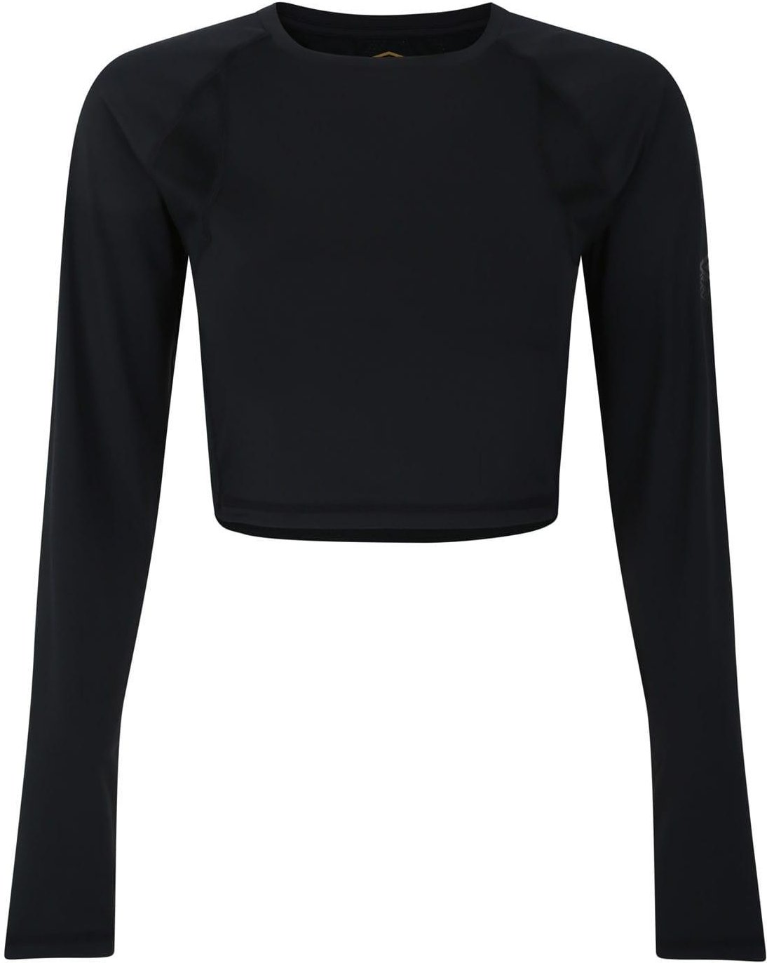 Umbro - "Pro Training" Kurzes Top für Damen Langärmlig (Schwarz)