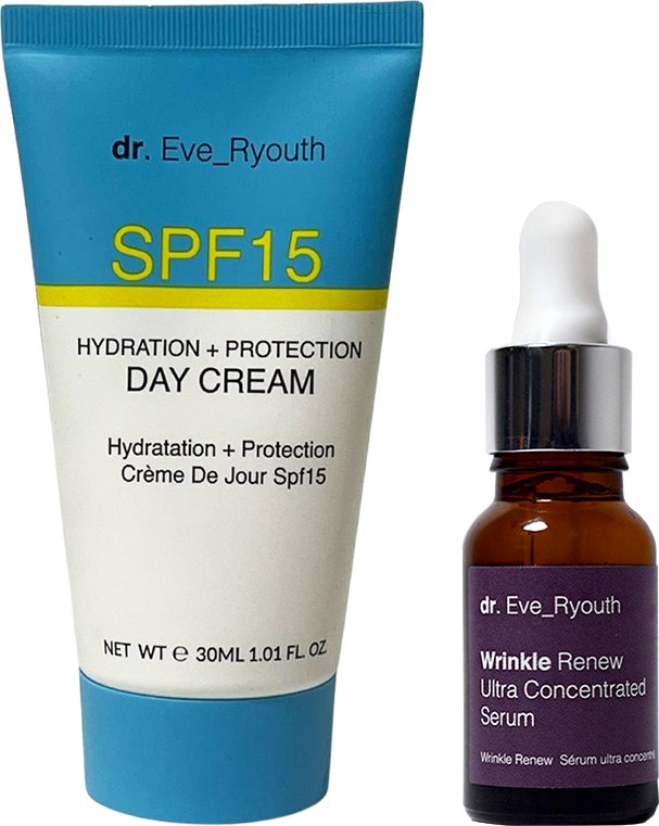 SPF15 Hydration + Protection Tagescreme 30 ml +Wrinkle Renew Ultra Concentrated Serum 15ml