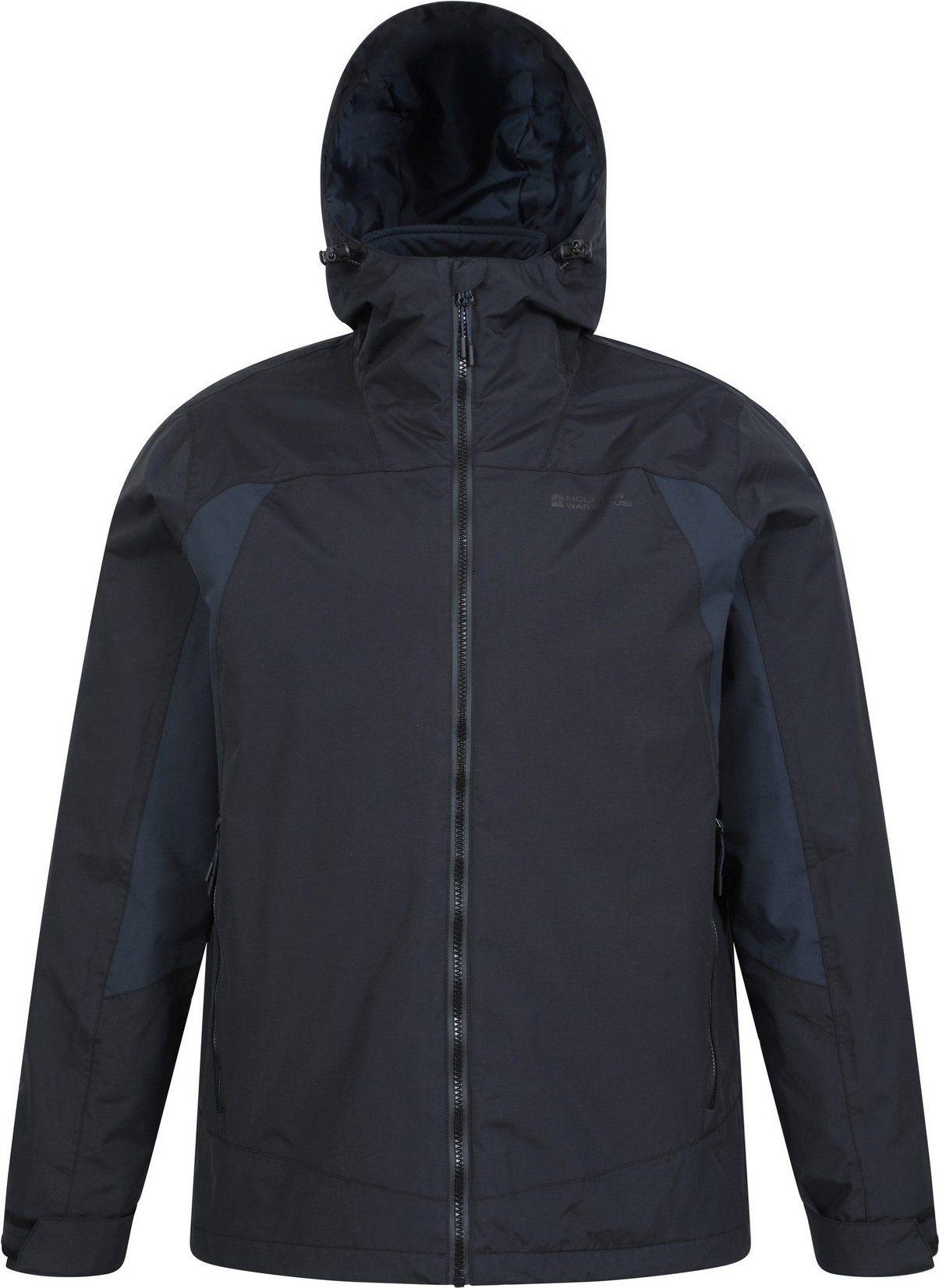 Thumbnail - Mountain Warehouse - "Mist" Jacke, wasserfest 3 in 1 für Herren (Schwarz)